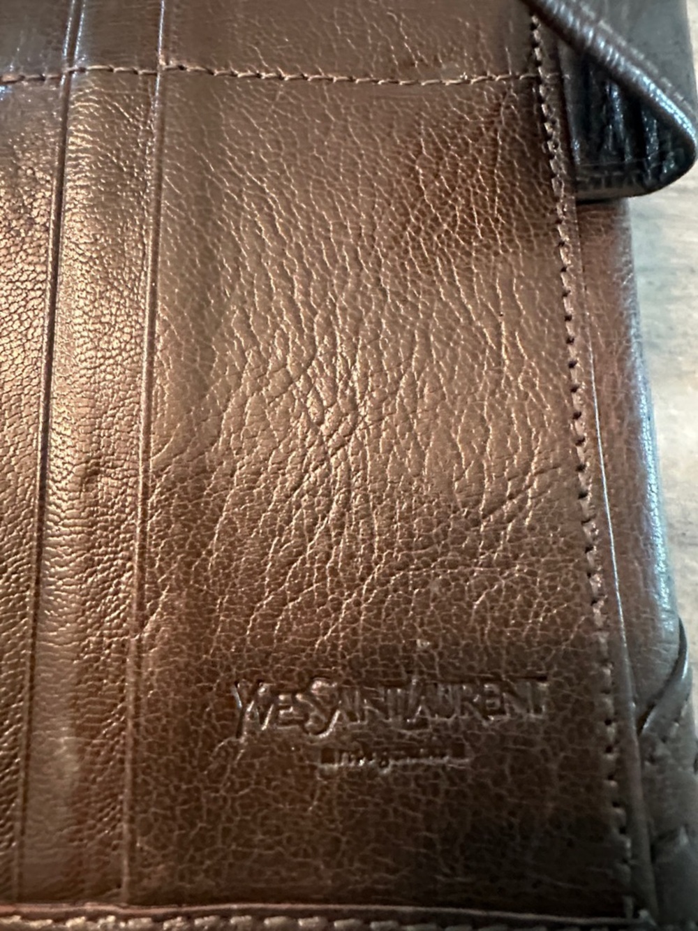 VINTAGE YSL TRI FOLD WALLET - Picture 5 of 7